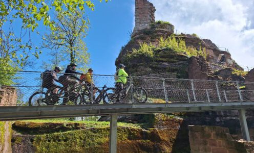 Erste Mountainbike Tour für 2024 mit neuem Wanderführer